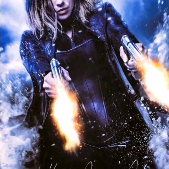 Kate Beckinsale Autographed 2003 Underworld Selene 12x18 CinaPanel